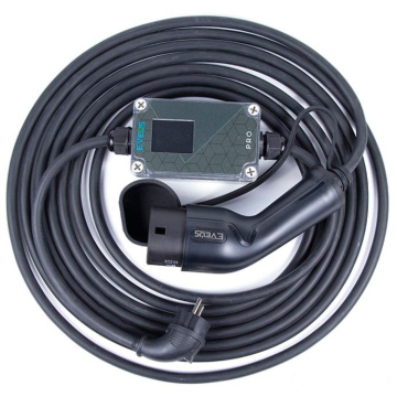 Charging station Eveus M16 [Type1/Type2/GBT/NacsTesla] 3.7 kW for electric vehicles with adjustable current [2” IPS display + Wi-Fi