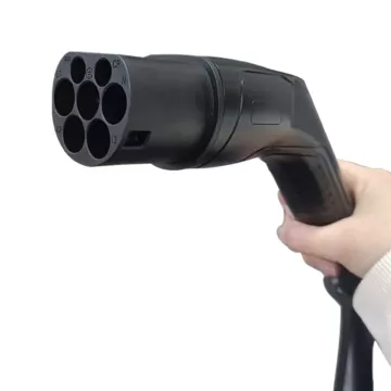 Type 2 Male Plug EV Charging Connector 16A 32A 1 / 3 Phase IEC 62196-2 Plug for Station Side