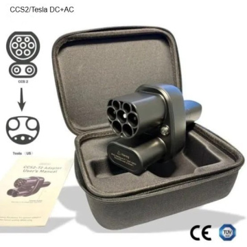 CCS2 до Tesla EV Адаптер AC/DC все в одному AC 80A/DC 250A CCS Combo 2 для Tesla Model S/X/Y/3